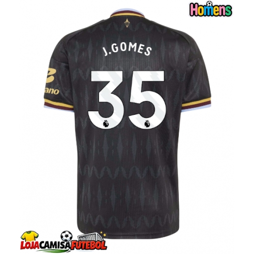 Camisa de Futebol Aston Villa Joao Gomes #35 Equipamento Secundário 2026-27 Manga Curta